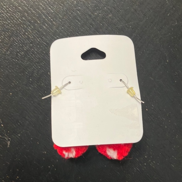 Strawberry Fuzz Earrings - Picture 3 of 3